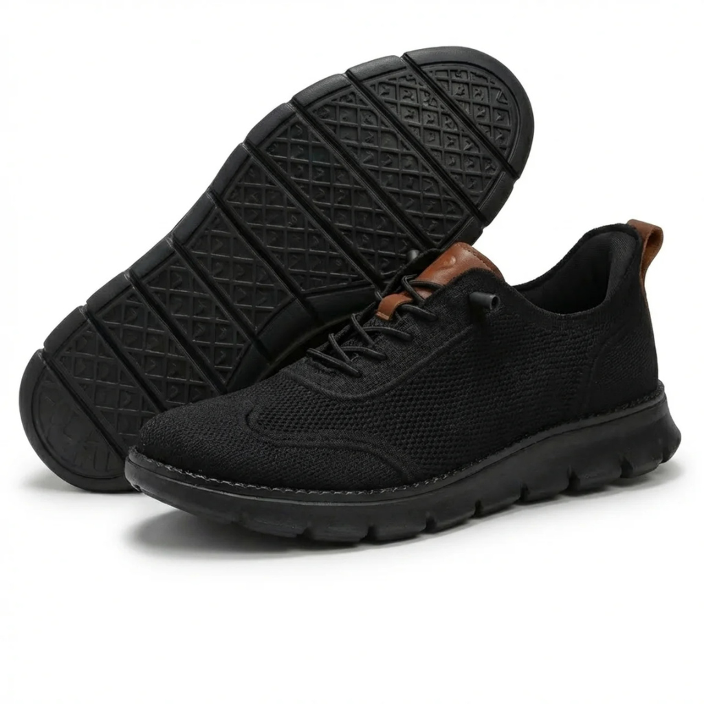 Zapatillas Comfy Stride — Cómodas Sin Manos, Puntera Extra Ancha