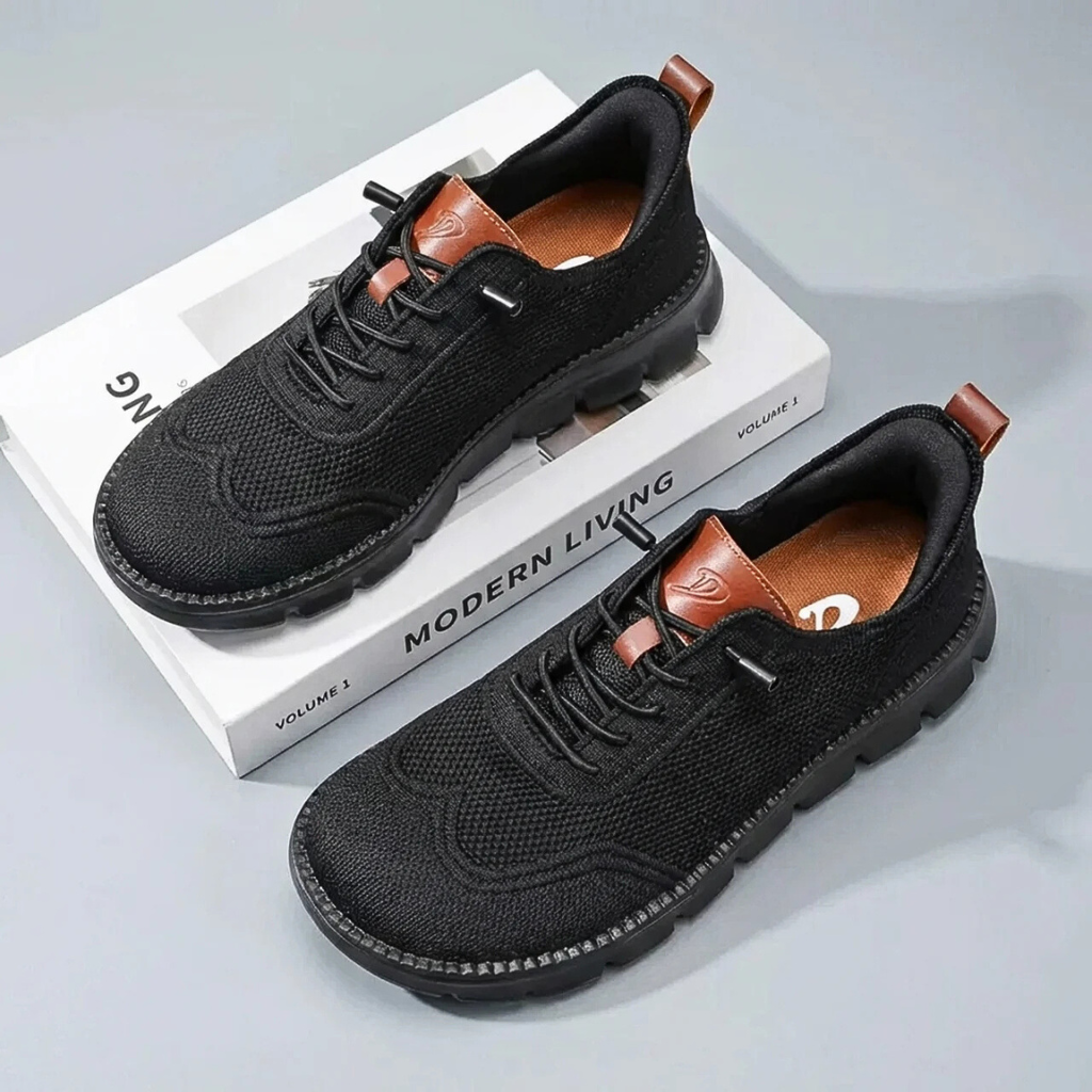 Zapatillas Comfy Stride — Cómodas Sin Manos, Puntera Extra Ancha