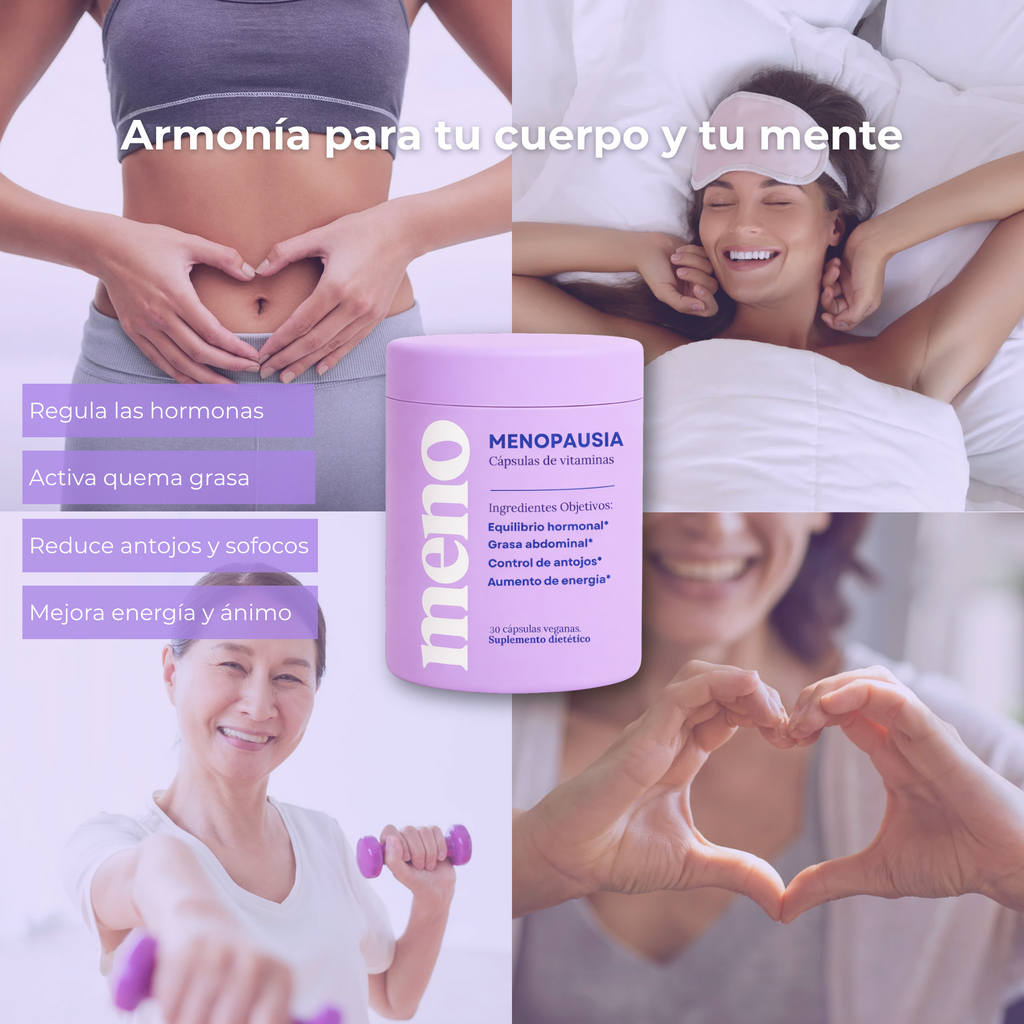 MENO l Cápsulas Adelgazantes Menopausia | 50% OFF