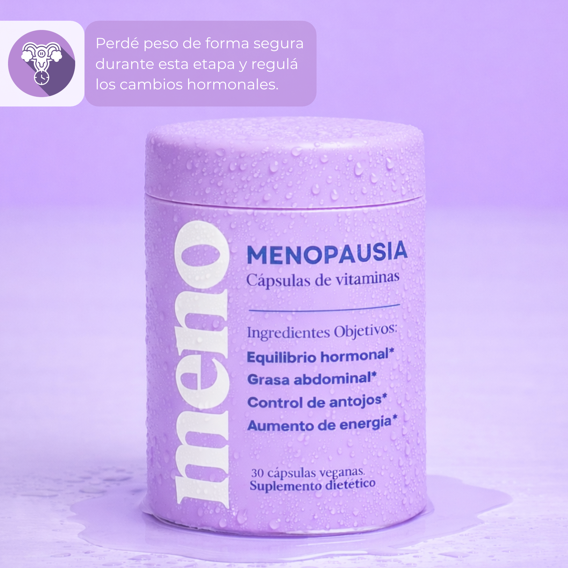 MENO l Cápsulas Adelgazantes Menopausia | 50% OFF