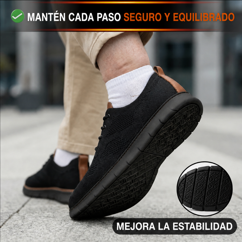 Zapatillas Comfy Stride — Cómodas Sin Manos, Puntera Extra Ancha